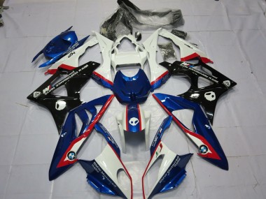 Alien Blue and White - 2009-2014 BMW S1000RR