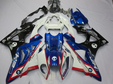 Alien Blue and White - 2009-2014 BMW S1000RR
