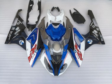 Alien Blue and White - 2009-2014 BMW S1000RR