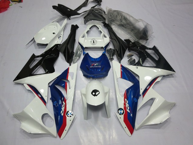 Alien Blue and White - 2009-2014 BMW S1000RR Alien Blue and White - 2009-2014 BMW S1000RR