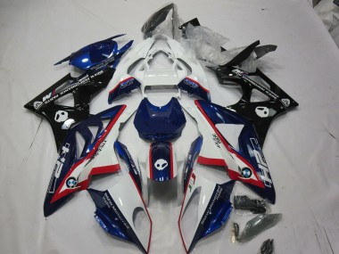Alien Blue and White - 2009-2014 BMW S1000RR