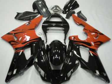 Black Flame & Orange - 2000-2001 Yamaha R1
