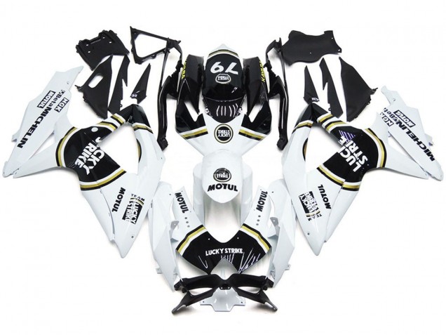 Black Lucky Strike 79 - 2008-2010 Suzuki GSXR 600-750 Black Lucky Strike 79 - 2008-2010 Suzuki GSXR 600-750
