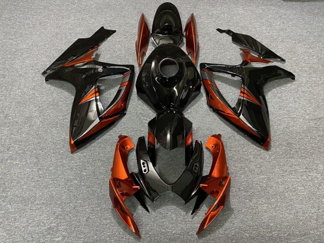 Black and Burnt Orange - 2006-2007 Suzuki GSXR 600-750 Black and Burnt Orange - 2006-2007 Suzuki GSXR 600-750