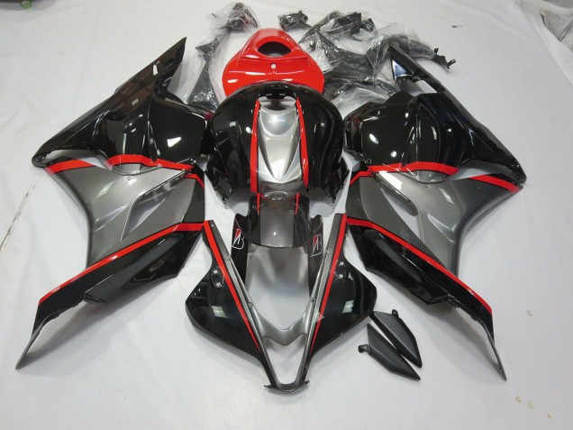 Black and Grey Red Pin - 2009-2012 Honda CBR600RR Black and Grey Red Pin - 2009-2012 Honda CBR600RR