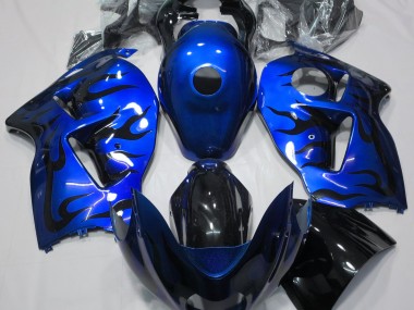 Blue & Black Flame - 1997-2007 Suzuki GSXR 1300 Hayabusa