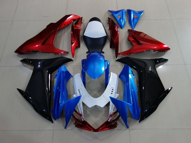 Blue / Black / Red - 2011-2024 Suzuki GSXR 600-750 Blue / Black / Red - 2011-2024 Suzuki GSXR 600-750