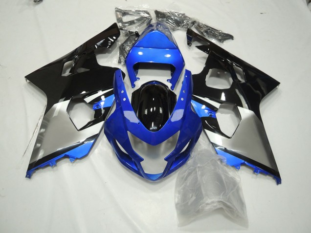 Blue Black and Silver - 2004-2005 Suzuki GSXR 600-750