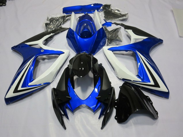 Blue Black and White - 2006-2007 Suzuki GSXR 600-750 Blue Black and White - 2006-2007 Suzuki GSXR 600-750
