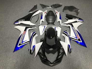 Blue Black and White writing - 2011-2024 Suzuki GSXR 600-750