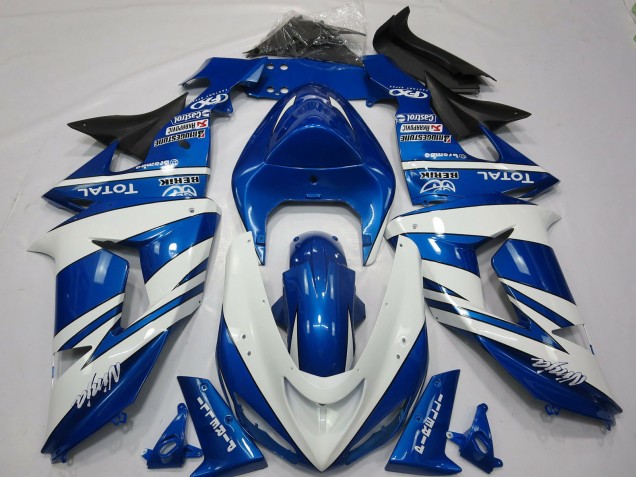 Blue White Ninja - 2006-2007 Kawasaki ZX10R Blue White Ninja - 2006-2007 Kawasaki ZX10R