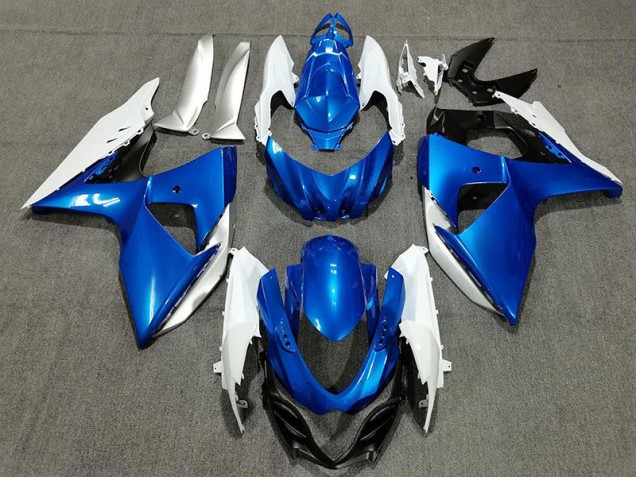 Blue White and Silver - 2009-2016 Suzuki GSXR 1000