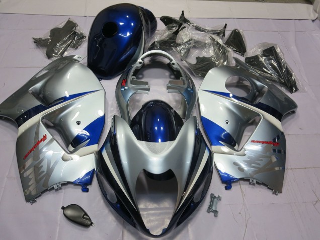 Blue and Silver - 1997-2007 Suzuki GSXR 1300 Hayabusa Blue and Silver - 1997-2007 Suzuki GSXR 1300 Hayabusa