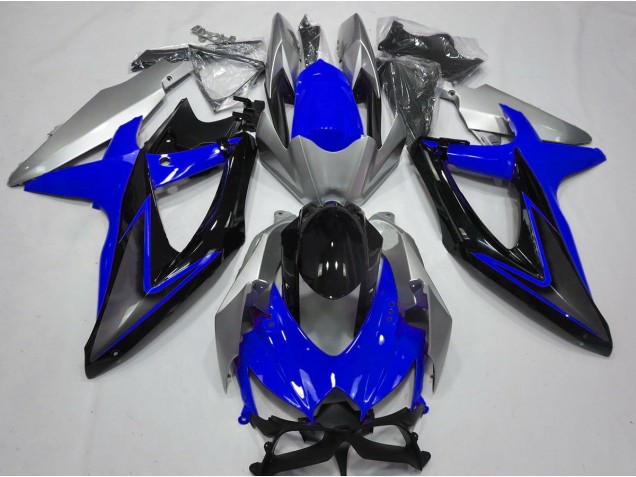 Blue and Silver - 2008-2010 Suzuki GSXR 600-750 Blue and Silver - 2008-2010 Suzuki GSXR 600-750