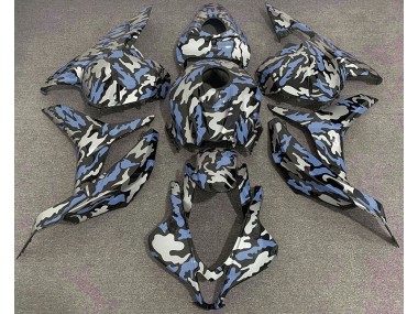 Blue and Silver Camo - 2009-2012 Honda CBR600RR