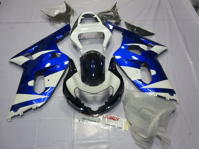 Blue and White - 2001-2003 Suzuki GSXR 600-750 Blue and White - 2001-2003 Suzuki GSXR 600-750