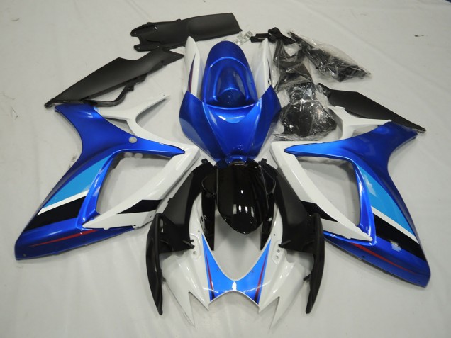 Blue and White - 2006-2007 Suzuki GSXR 600-750 Blue and White - 2006-2007 Suzuki GSXR 600-750