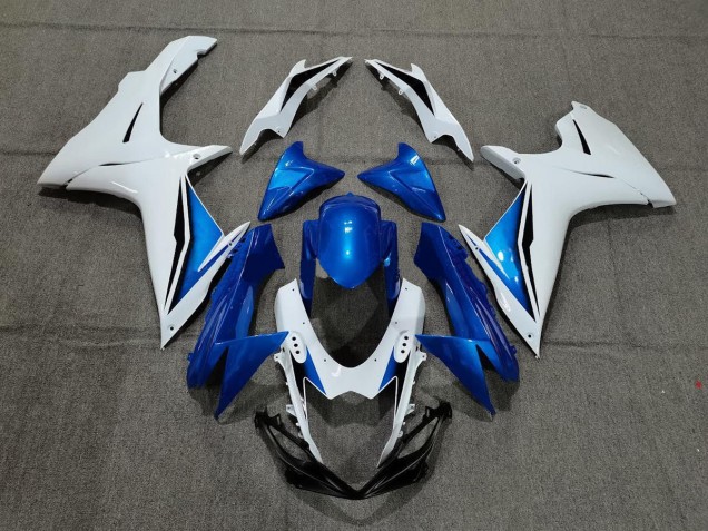 Blue and White - 2011-2024 Suzuki GSXR 600-750 Blue and White - 2011-2024 Suzuki GSXR 600-750