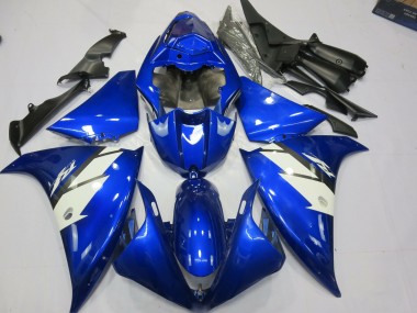 Blue and White - 2012-2014 Yamaha R1