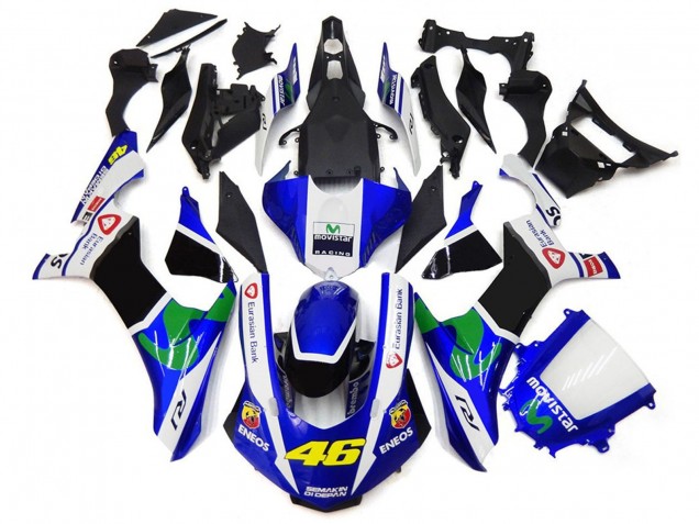 Blue and White 46 - 2015-2019 Yamaha R1 Blue and White 46 - 2015-2019 Yamaha R1