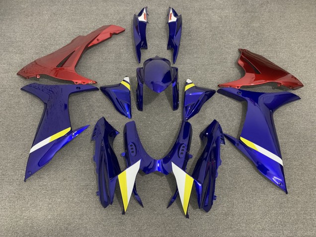 Blue with Red Lowers - 2011-2024 Suzuki GSXR 600-750 Blue with Red Lowers - 2011-2024 Suzuki GSXR 600-750
