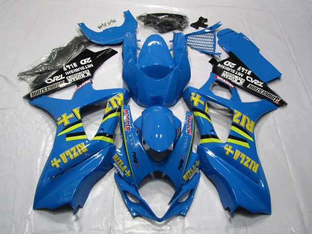 Bright Blue Rizla - 2007-2008 Suzuki GSXR 1000 Bright Blue Rizla - 2007-2008 Suzuki GSXR 1000