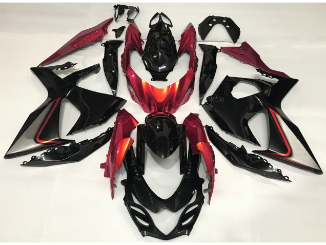 Burnt Orange and Black - 2009-2016 Suzuki GSXR 1000 Burnt Orange and Black - 2009-2016 Suzuki GSXR 1000