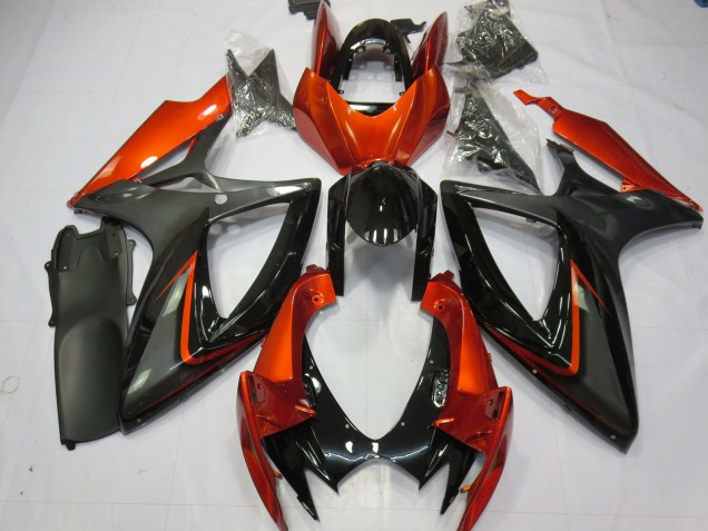 Burnt Orange and Grey - 2006-2007 Suzuki GSXR 600-750 Burnt Orange and Grey - 2006-2007 Suzuki GSXR 600-750