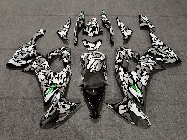 Camo and Green Logo - 2008-2010 Kawasaki ZX10R Camo and Green Logo - 2008-2010 Kawasaki ZX10R