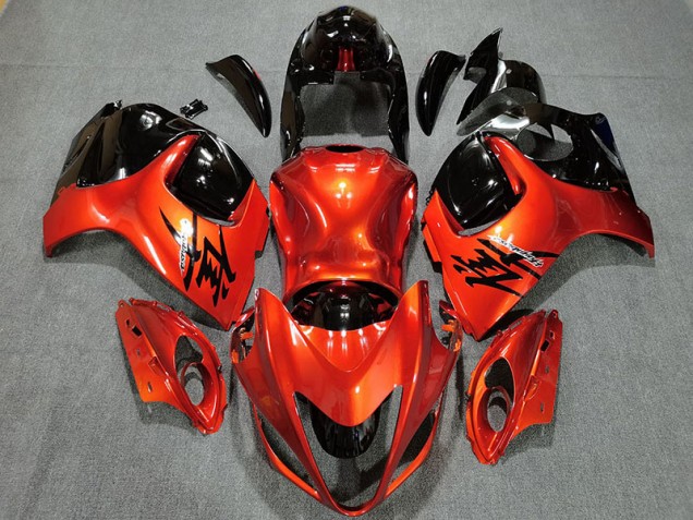 Candy Orange & Gloss Black - 2008-2020 Suzuki GSXR 1300 Hayabusa Candy Orange & Gloss Black - 2008-2020 Suzuki GSXR 1300 Hayabusa