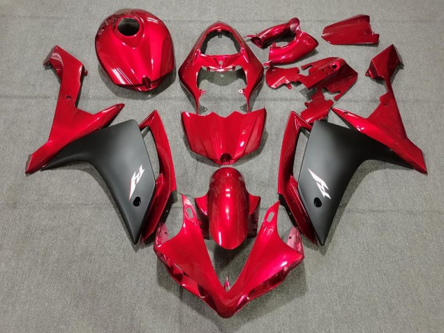 Candy Red & Black - 2007-2008 Yamaha R1 Candy Red & Black - 2007-2008 Yamaha R1