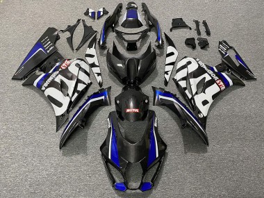 Carbon Fiber Style & Blue - 2017-2023 Suzuki GSXR 1000