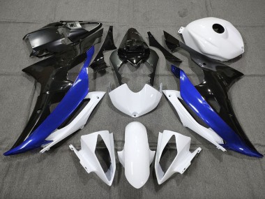 Custom Blue Black and White - 2008-2016 Yamaha R6