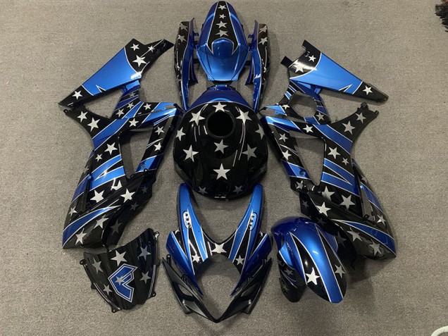 Custom Pearl Star Style - 2007-2008 Suzuki GSXR 1000 Custom Pearl Star Style - 2007-2008 Suzuki GSXR 1000