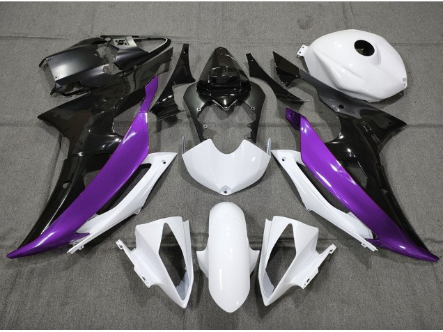 Custom Purple Black and White - 2008-2016 Yamaha R6 Custom Purple Black and White - 2008-2016 Yamaha R6