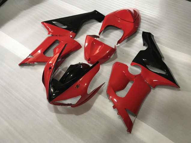Custom Red and Black - 2005-2006 Kawasaki ZX6R Custom Red and Black - 2005-2006 Kawasaki ZX6R