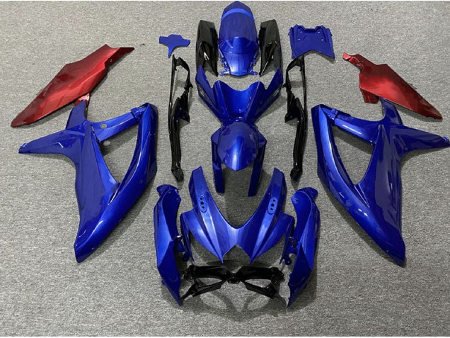Dark Blue and Red - 2008-2010 Suzuki GSXR 600-750 Dark Blue and Red - 2008-2010 Suzuki GSXR 600-750