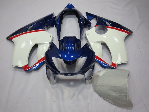 Deep Blue White and Red - 1999-2000 Honda CBR600 F4 Deep Blue White and Red - 1999-2000 Honda CBR600 F4