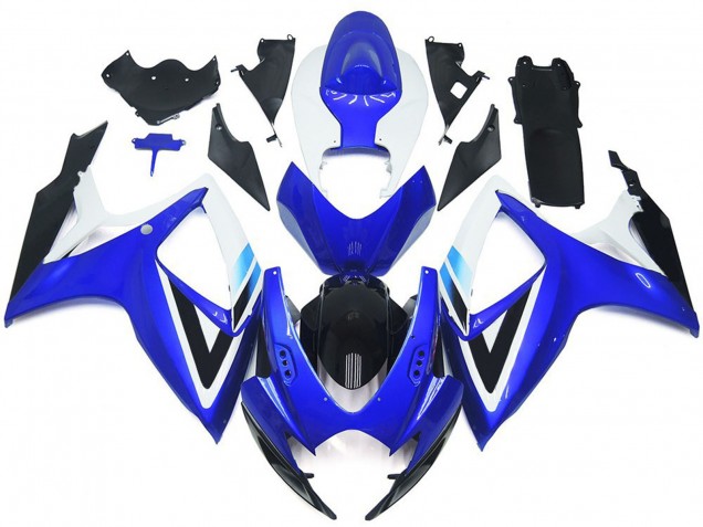 Deep Blue and Light Blue OEM Style - 2006-2007 Suzuki GSXR 600-750 Deep Blue and Light Blue OEM Style - 2006-2007 Suzuki GSXR 600-750