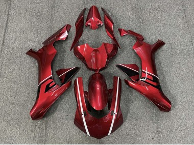 Deep Red & Black and White Accents - 2015-2019 Yamaha R1