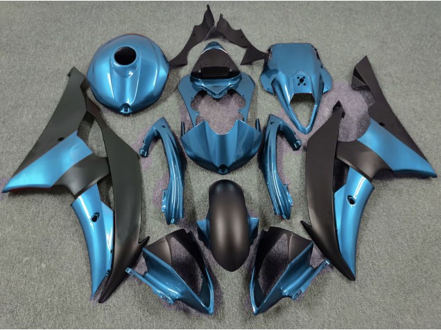 Electric Blue and Matte Black - 2008-2016 Yamaha R6 Electric Blue and Matte Black - 2008-2016 Yamaha R6