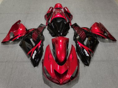 Fire Red and Black - 2006-2011 Kawasaki ZX14R