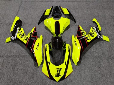 Floro Yellow and Black - 2015-2019 Yamaha R1