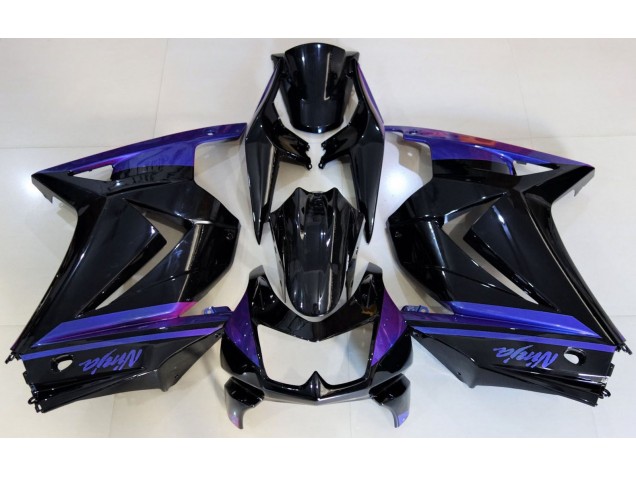 Gloss Black & Blue - 2008-2012 Kawasaki Ninja 250 Gloss Black & Blue - 2008-2012 Kawasaki Ninja 250