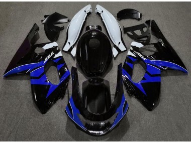 Gloss Black Blue and White - 1998-2007 Yamaha YZF600