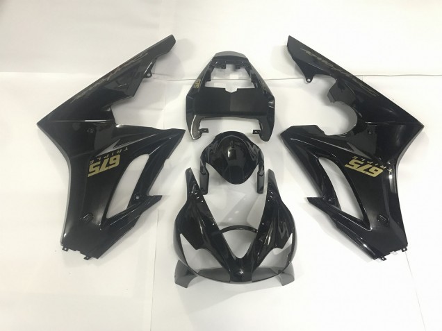 Gloss Black & Gold - 2009-2012 Triumph Daytona 675 Gloss Black & Gold - 2009-2012 Triumph Daytona 675