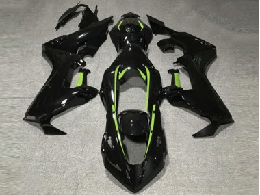 Gloss Black & Lime Green Lining - 2017-2023 Honda CBR1000RR