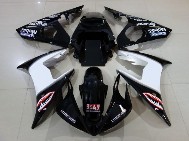 Gloss Black & Logos - 2006-2007 Yamaha R6 Gloss Black & Logos - 2006-2007 Yamaha R6