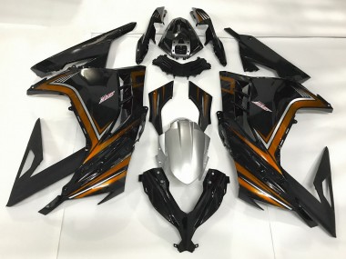Gloss Black & Orange - 2013-2018 Kawasaki Ninja 300