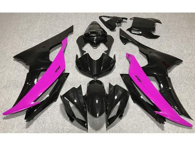Gloss Black & Pink - 2008-2016 Yamaha R6 Gloss Black & Pink - 2008-2016 Yamaha R6
